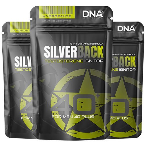 DNA Silverback Testosterone Booster x3